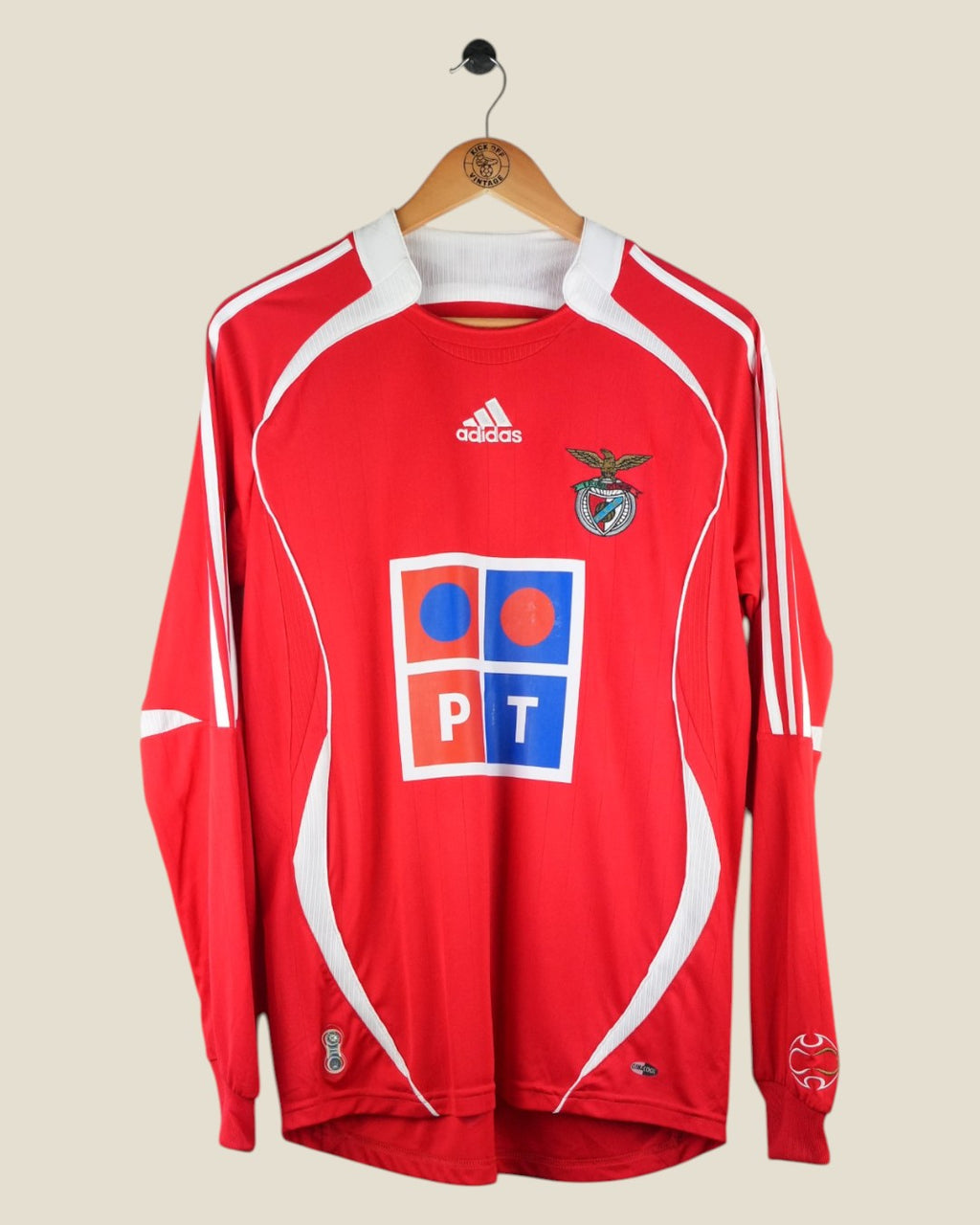 BENFICA 2006/07 RUI COSTA HOME L/S SHIRT (S/M) ADIDAS