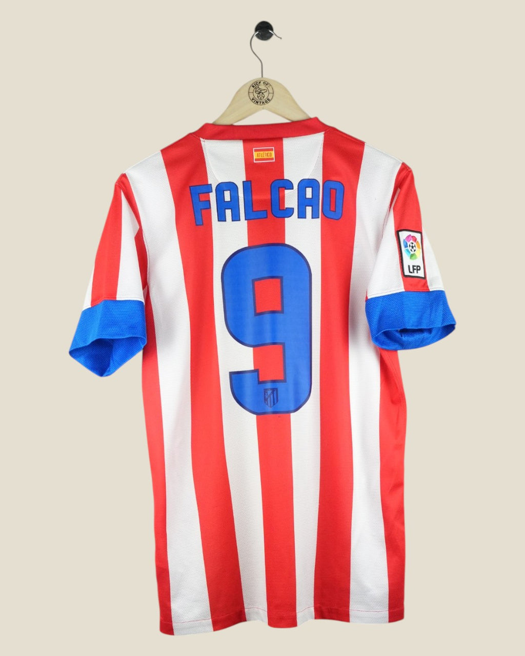 ATLETICO MADRID 2012/13 FALCAO HOME SHIRT (S) NIKE
