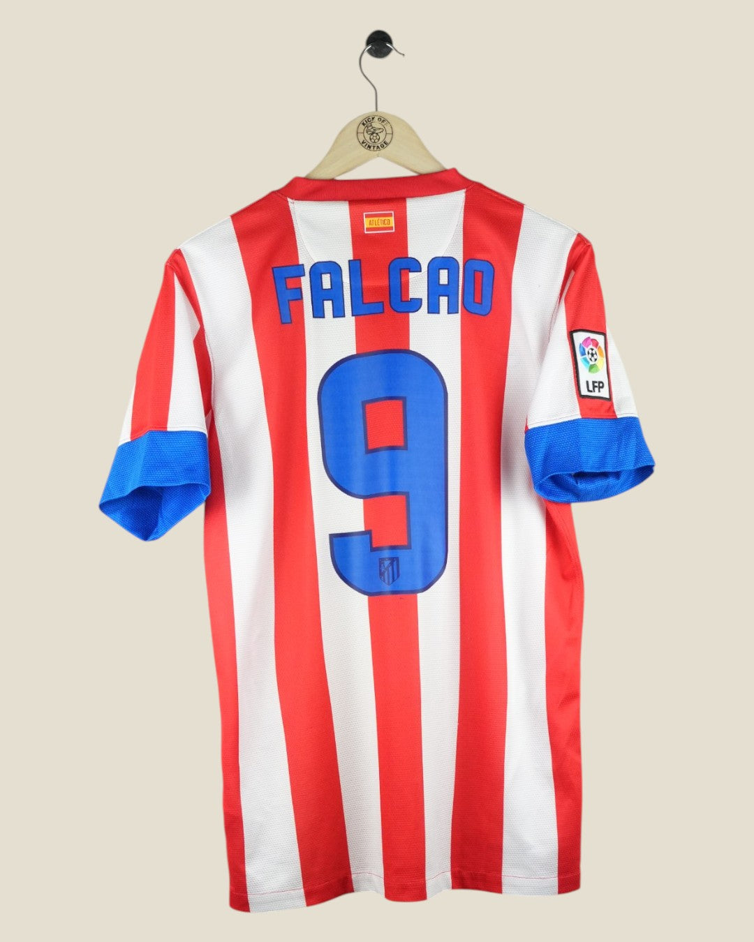 ATLETICO MADRID 2012/13 FALCAO HOME SHIRT (S) NIKE