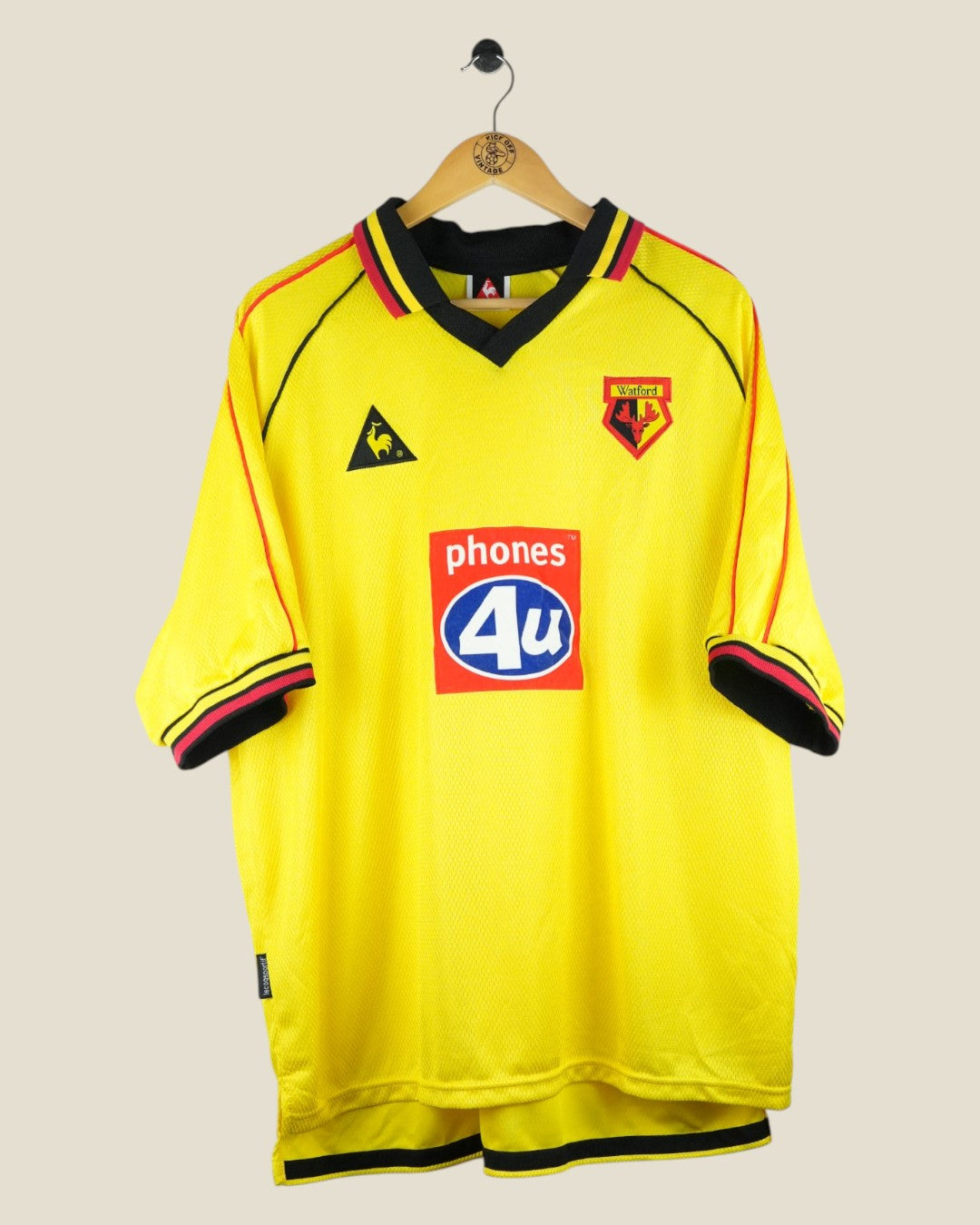 WATFORD 1999/01 HOME SHIRT (XXL) LE COQ SPORTIF