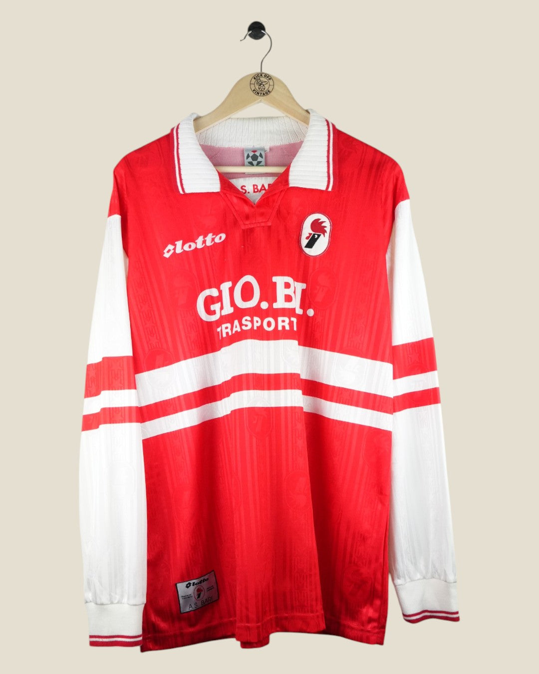SSC BARI 1997/98 SORDO L/S AWAY SHIRT (XL) LOTTO