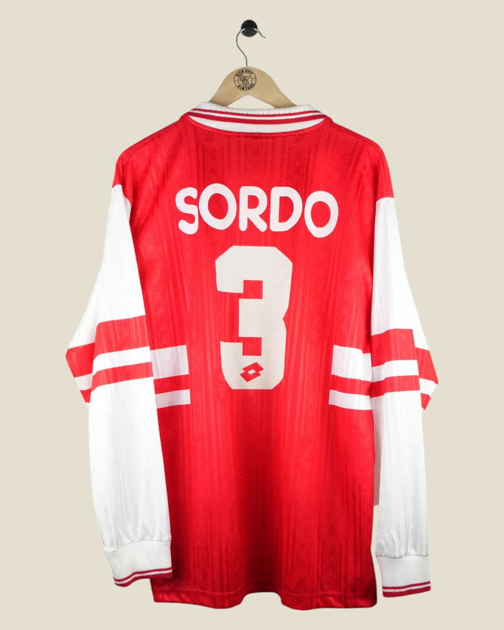 SSC BARI 1997/98 SORDO L/S AWAY SHIRT (XL) LOTTO