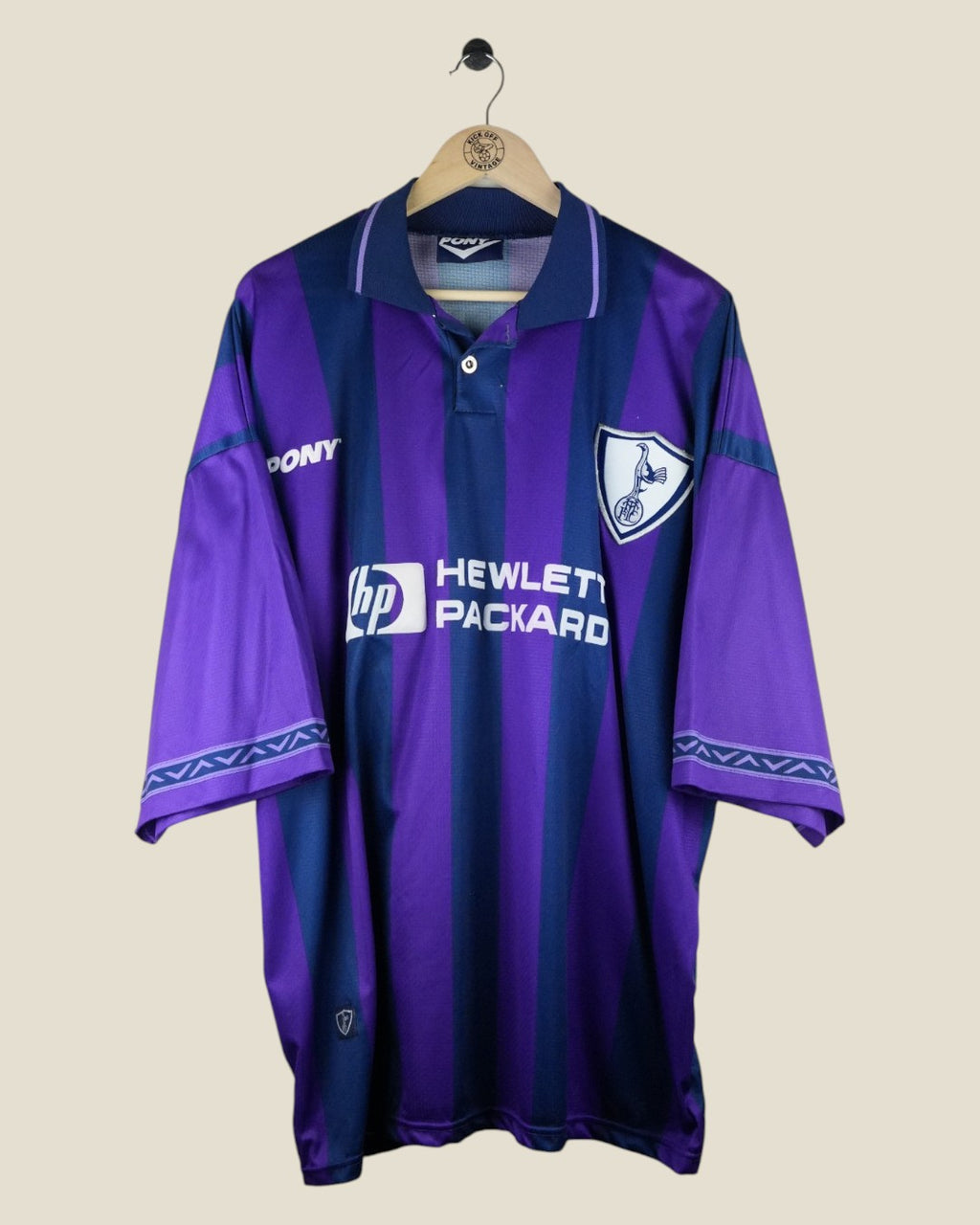 TOTTENHAM HOTSPUR 1995/96 DOMINGUEZ AWAY SHIRT (XXL) PONY