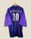 TOTTENHAM HOTSPUR 1995/96 DOMINGUEZ AWAY SHIRT (XXL) PONY