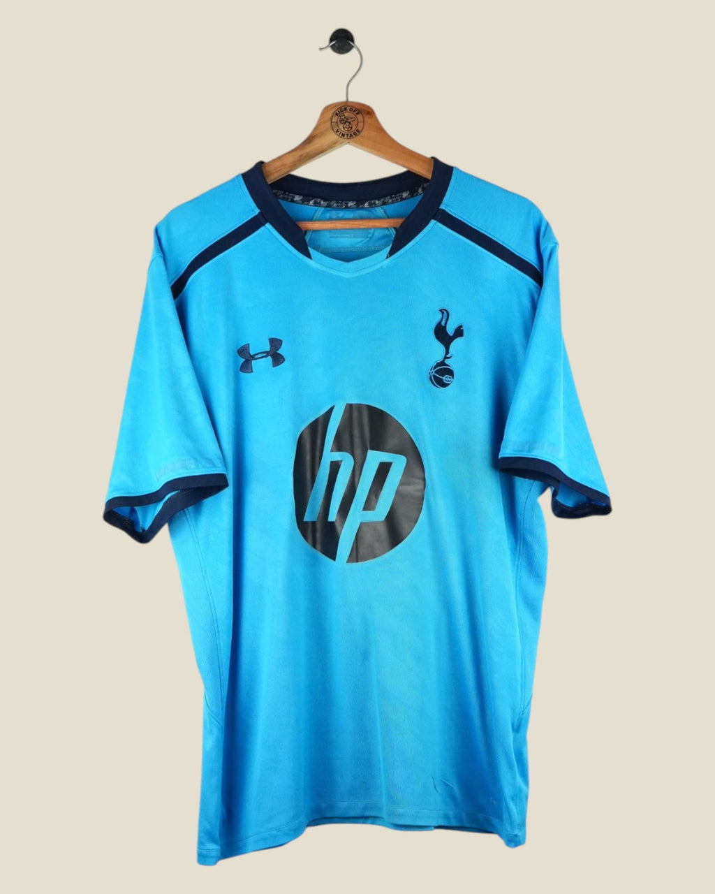 TOTTENHAM HOTSPUR 2013/14 KANE AWAY SHIRT (L) UNDER ARMOUR