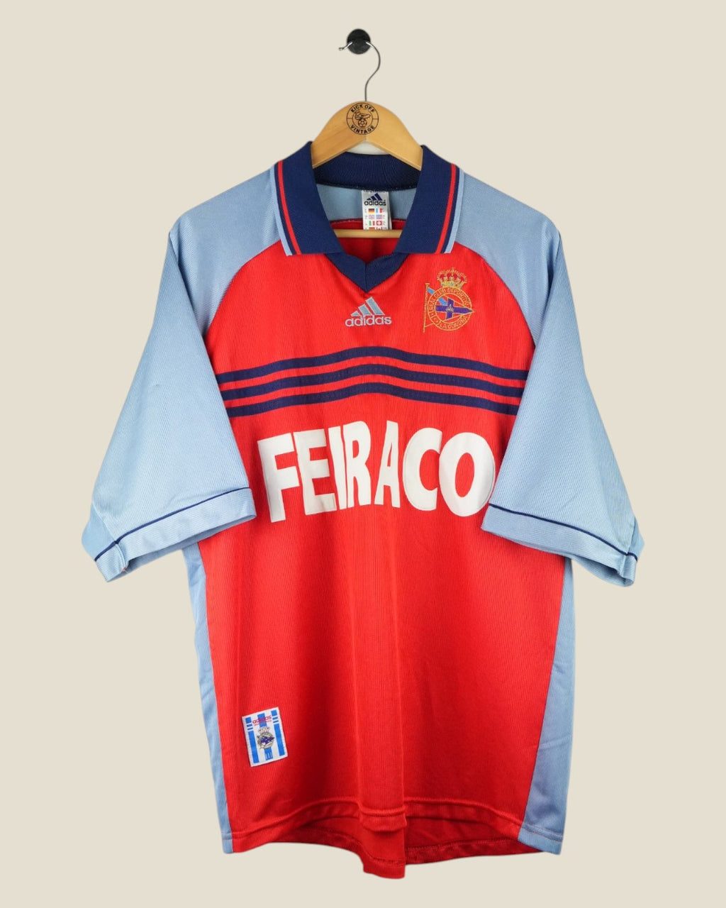 DEPORTIVO LA CORUNA 1998/99 THIRD SHIRT (XL) ADIDAS