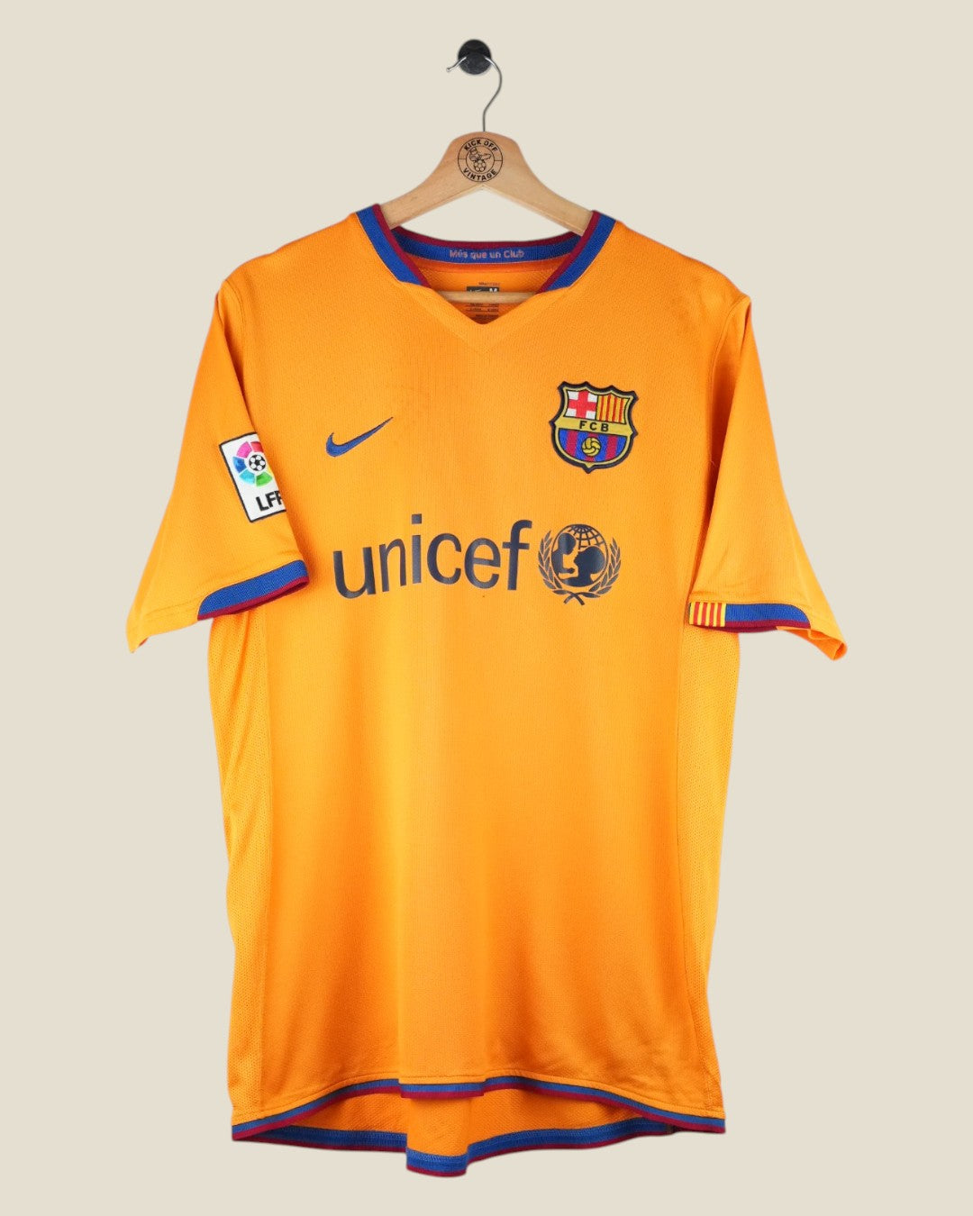 BARCELONA 2006/07 RONALDINHO AWAY SHIRT (M) NIKE