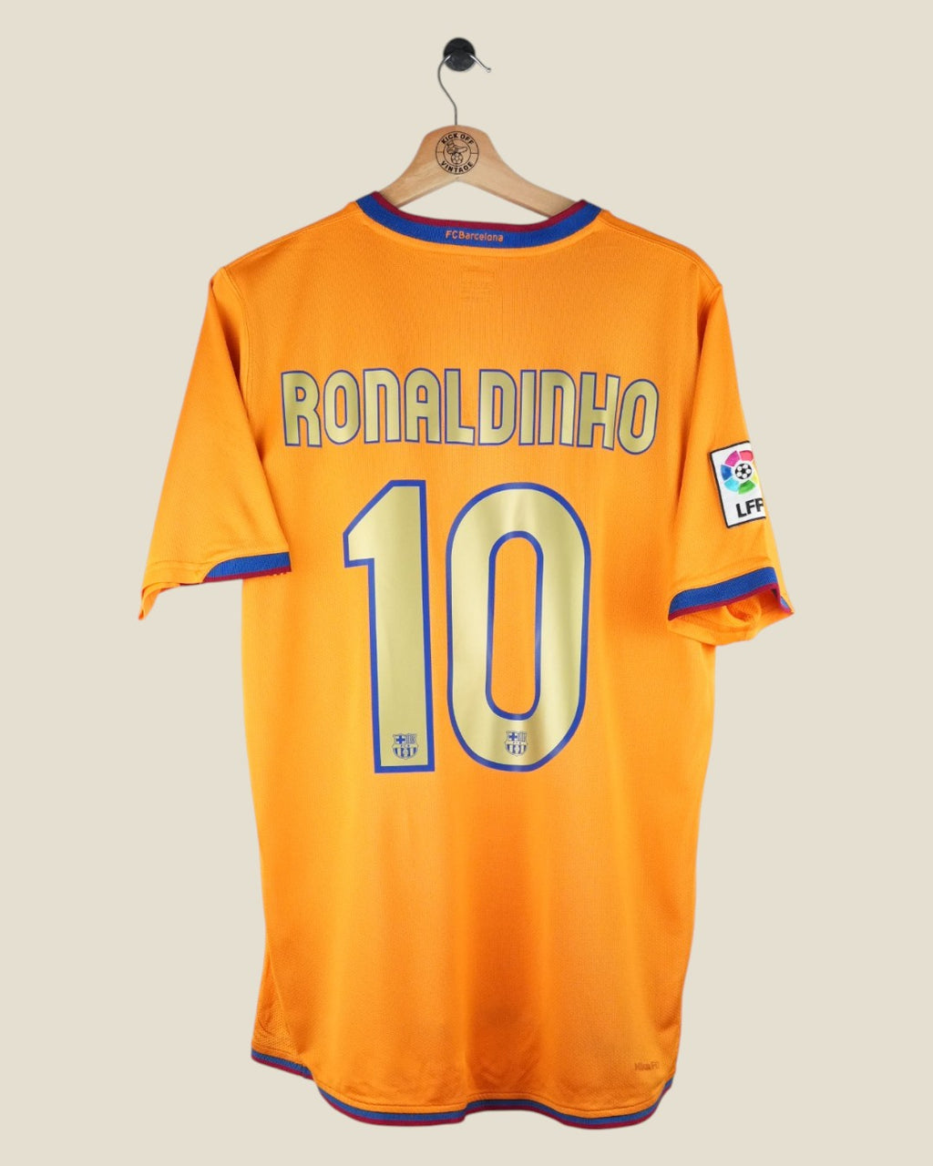 BARCELONA 2006/07 RONALDINHO AWAY SHIRT (M) NIKE