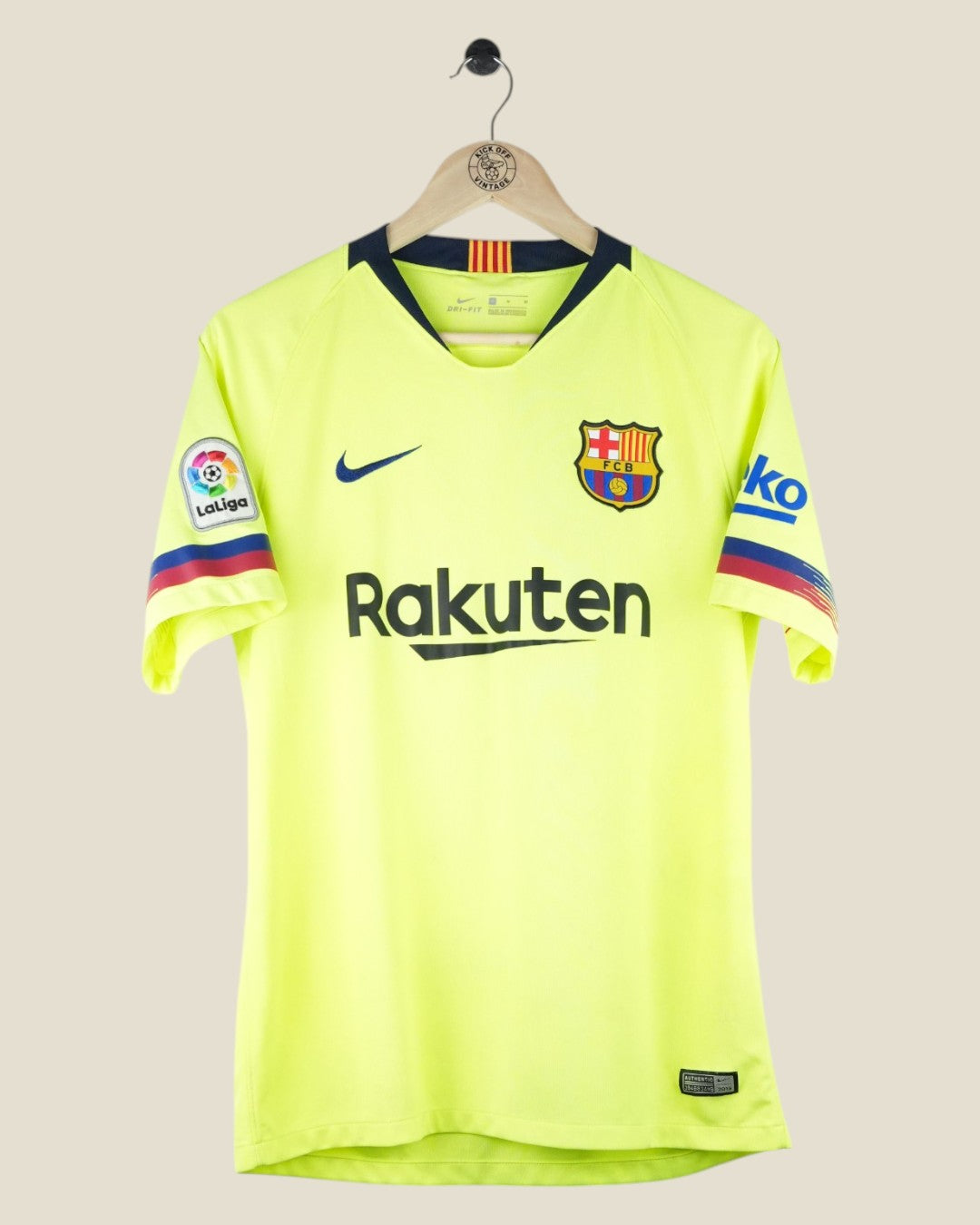 BARCELONA 2018/19 MESSI AWAY SHIRT (M) NIKE