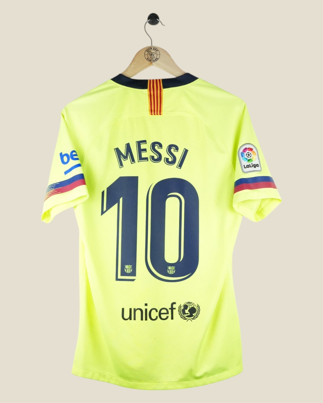 BARCELONA 2018/19 MESSI AWAY SHIRT (M) NIKE