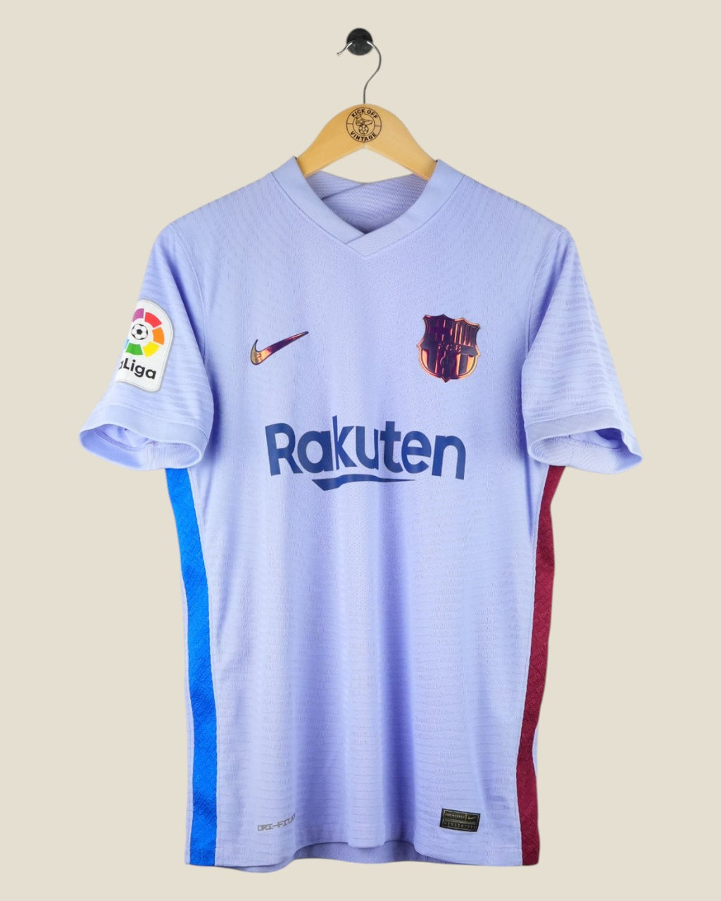 BARCELONA 2021/22 DE JONG PLAYER VERSION AWAY SHIRT (M) NIKE