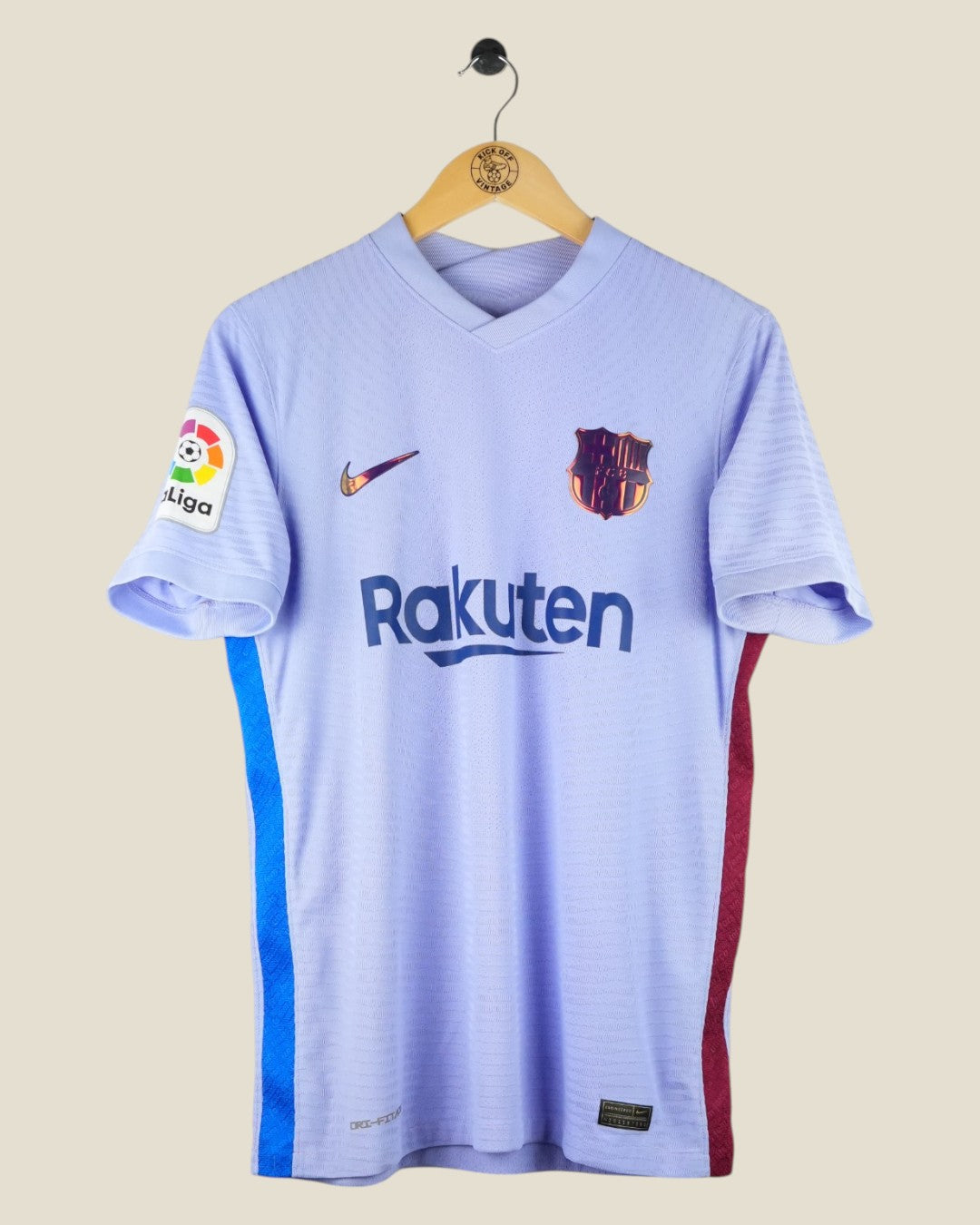 BARCELONA 2021/22 DE JONG PLAYER VERSION AWAY SHIRT (M) NIKE