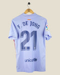 BARCELONA 2021/22 DE JONG PLAYER VERSION AWAY SHIRT (M) NIKE