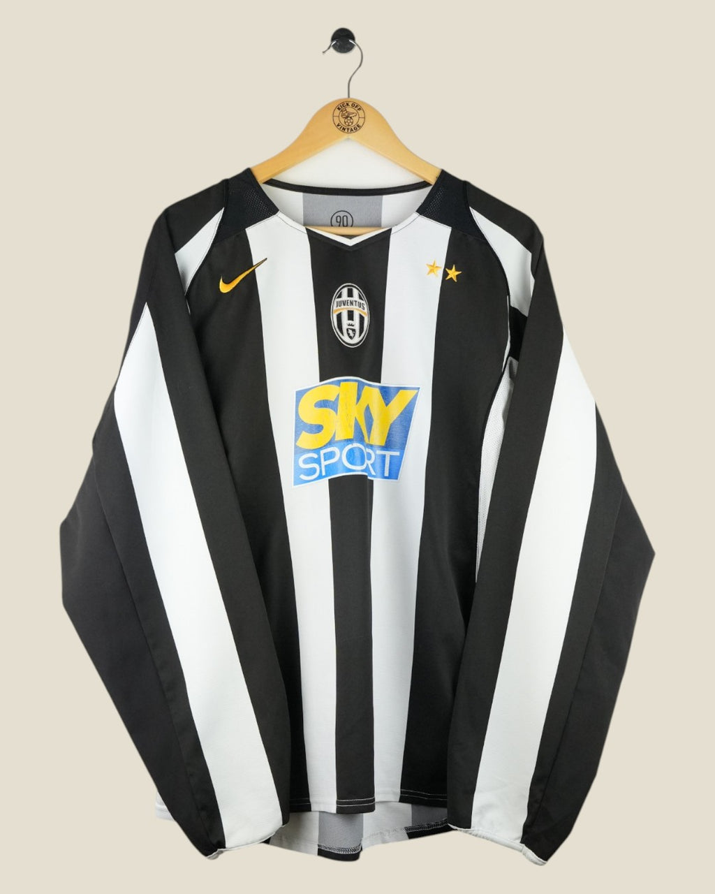 JUVENTUS 2004/05 IBRAHIMOVIC HOME L/S SHIRT (L) NIKE