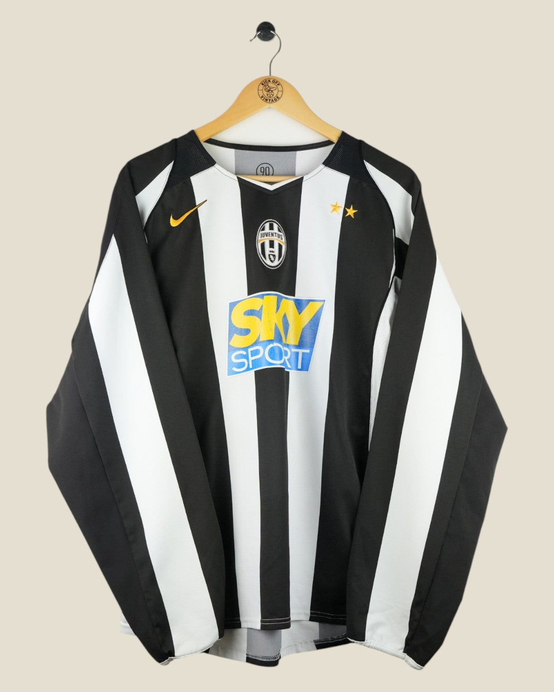 JUVENTUS 2004/05 IBRAHIMOVIC HOME L/S SHIRT (L) NIKE