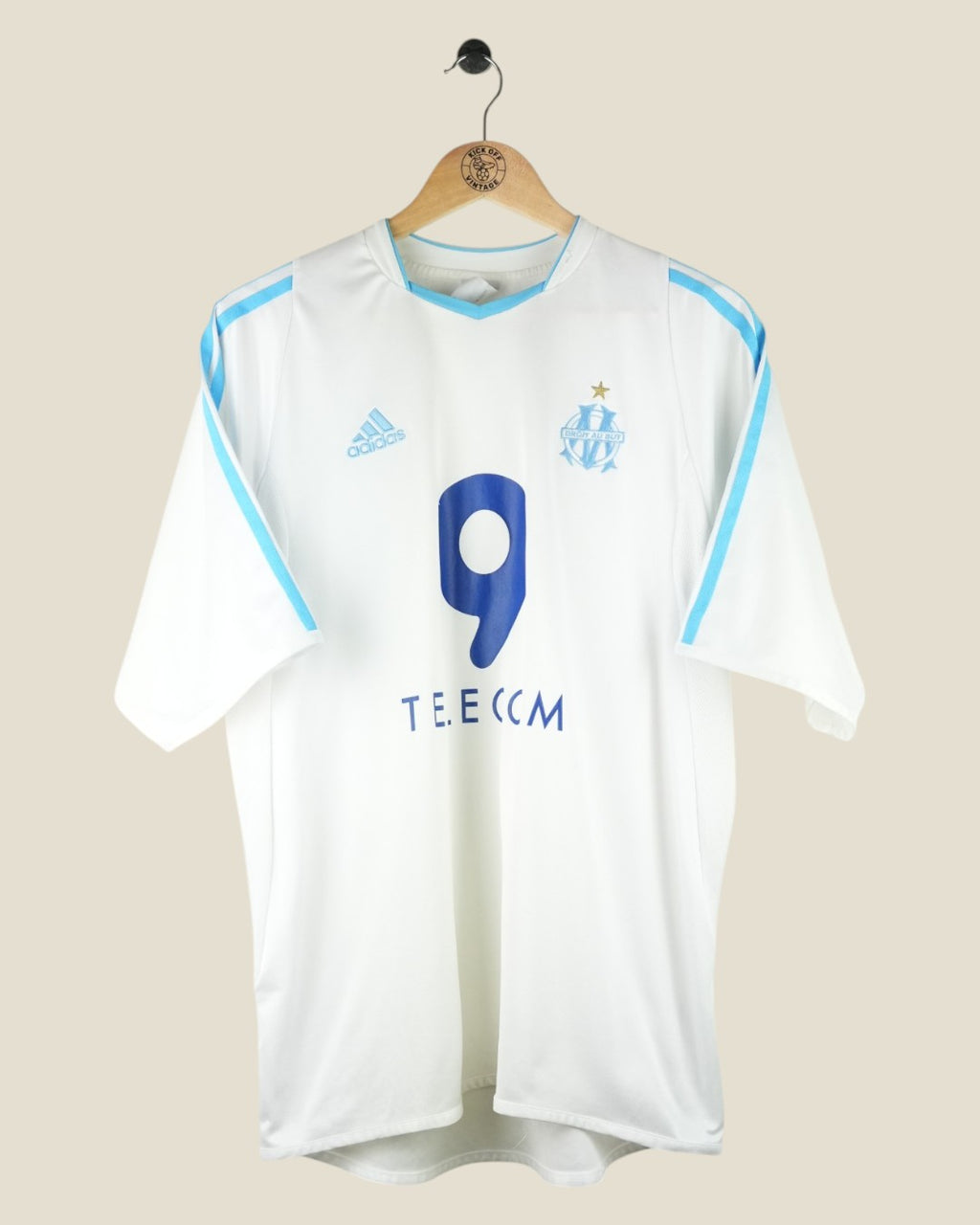 MARSEILLE 2003/04 DROGBA HOME SHIRT (L) ADIDAS