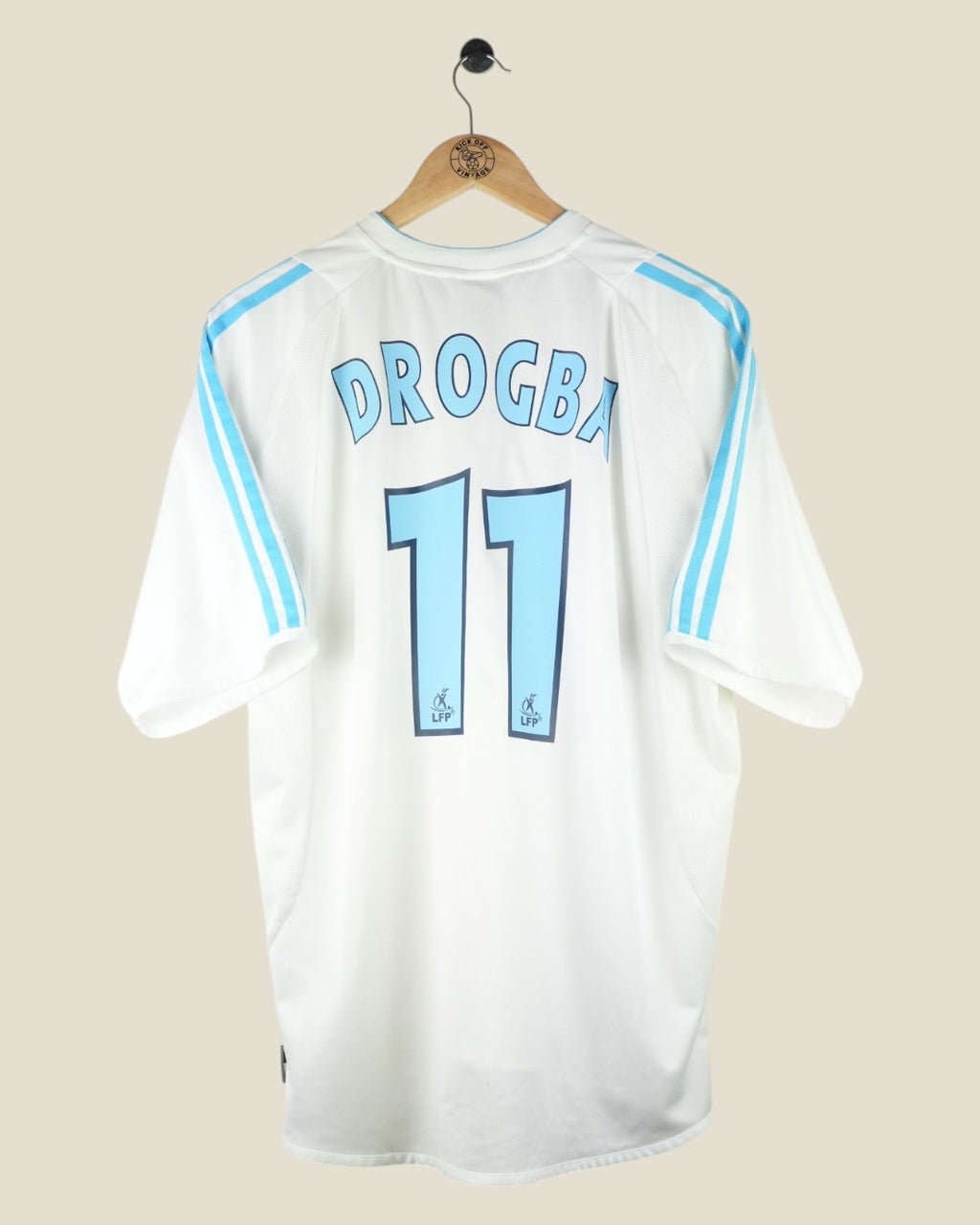 MARSEILLE 2003/04 DROGBA HOME SHIRT (L) ADIDAS