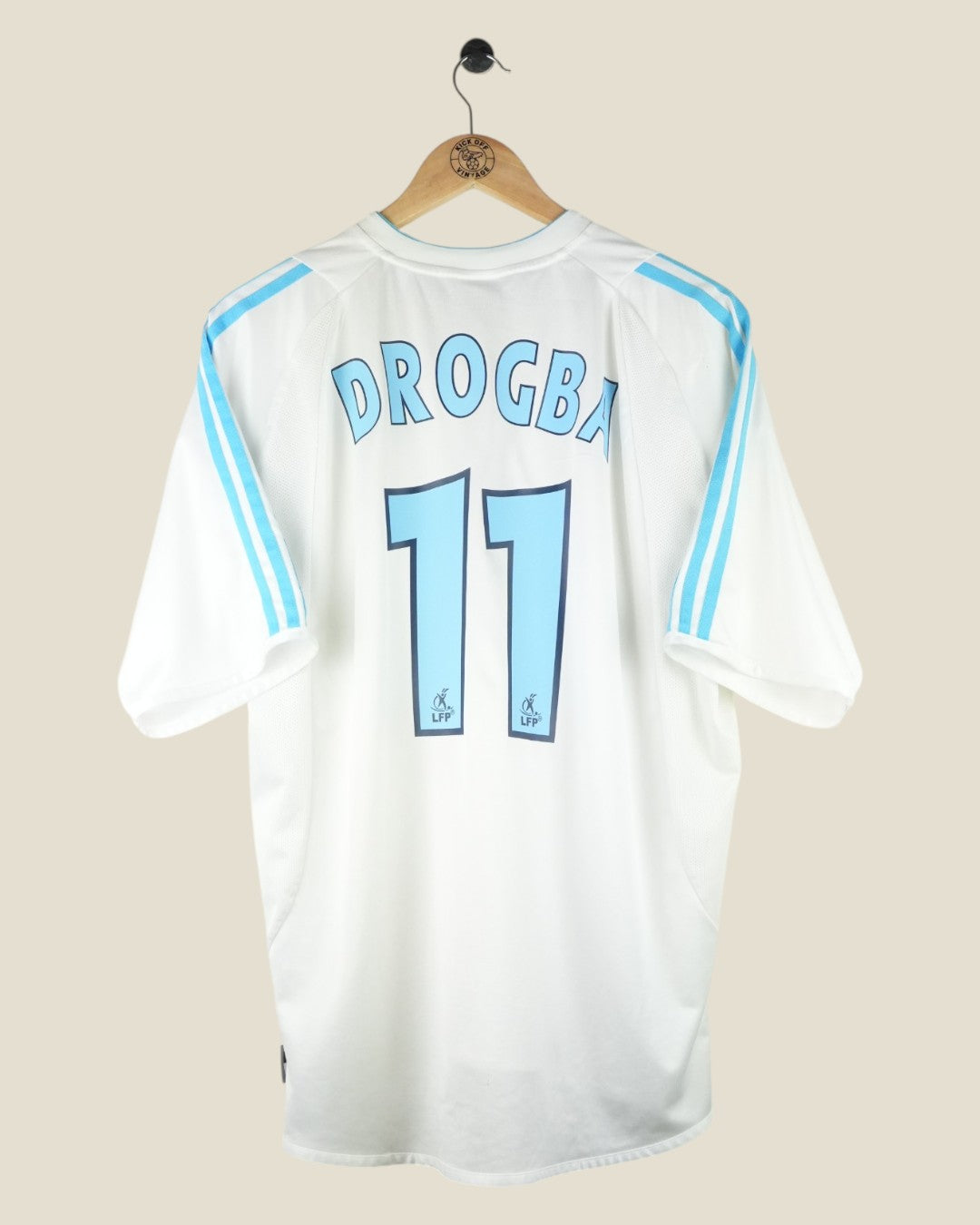 MARSEILLE 2003/04 DROGBA HOME SHIRT (L) ADIDAS