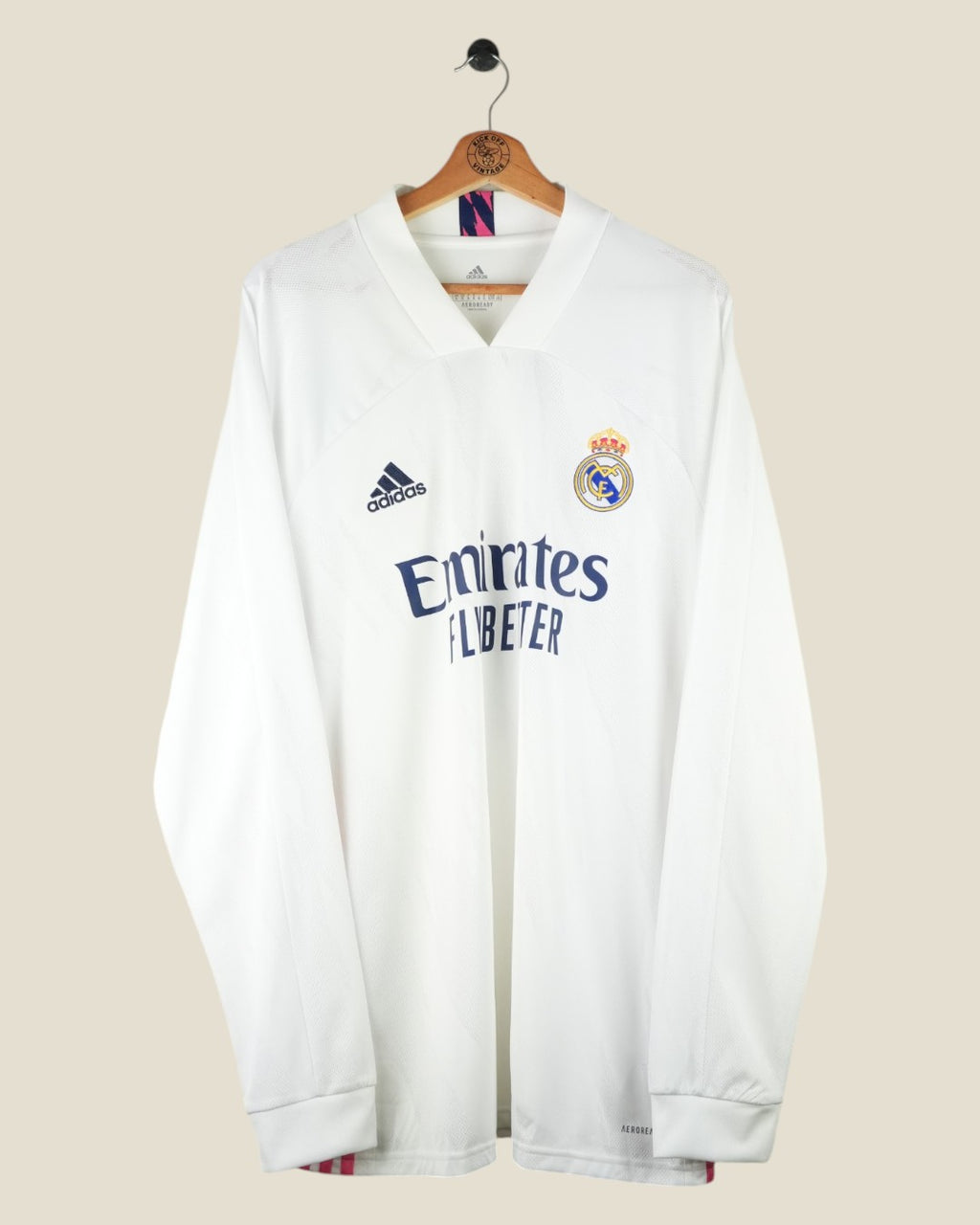 REAL MADRID 2020/21 RAMOS HOME L/S SHIRT (XL) ADIDAS