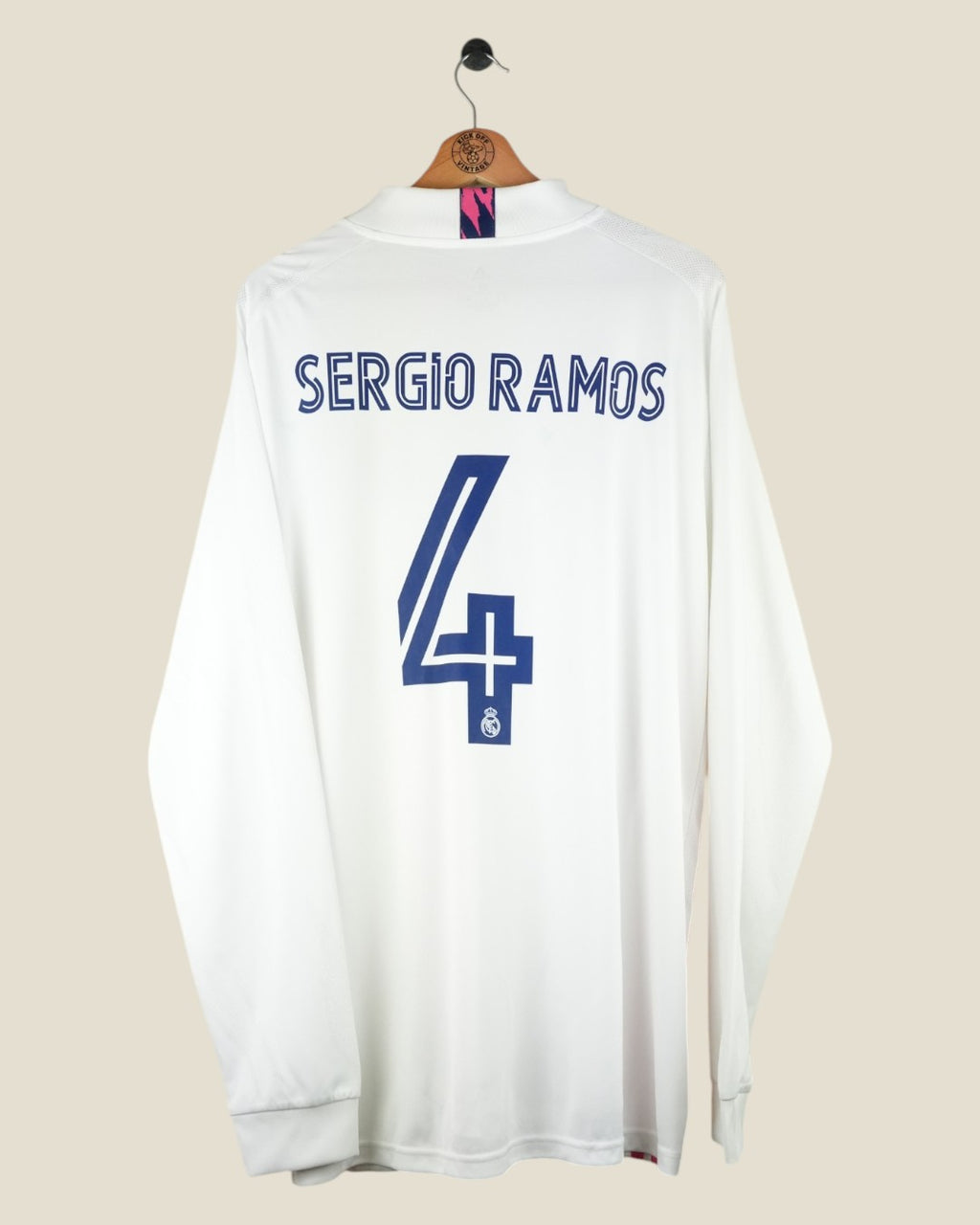REAL MADRID 2020/21 RAMOS HOME L/S SHIRT (XL) ADIDAS