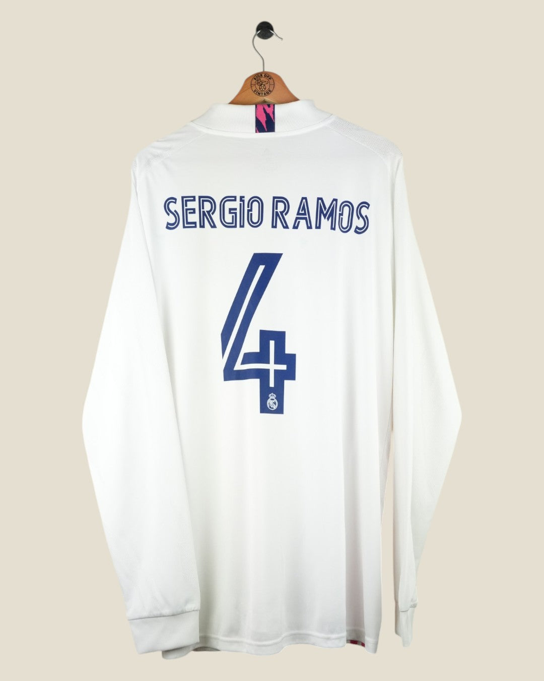 REAL MADRID 2020/21 RAMOS HOME L/S SHIRT (XL) ADIDAS