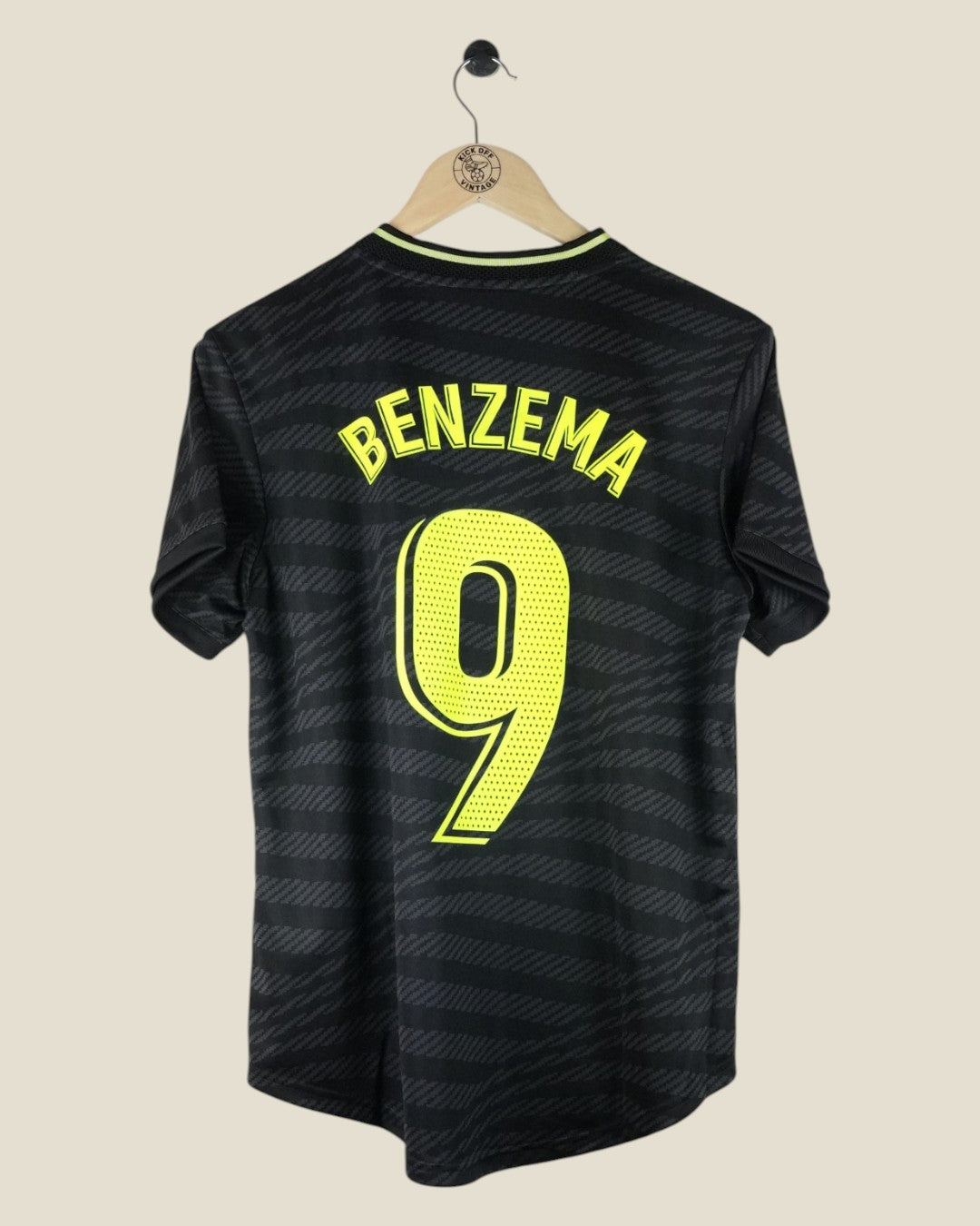 REAL MADRID 2022/23 BENZEMA PLAYER VERSION THIRD BNWT SHIRT (L) ADIDAS