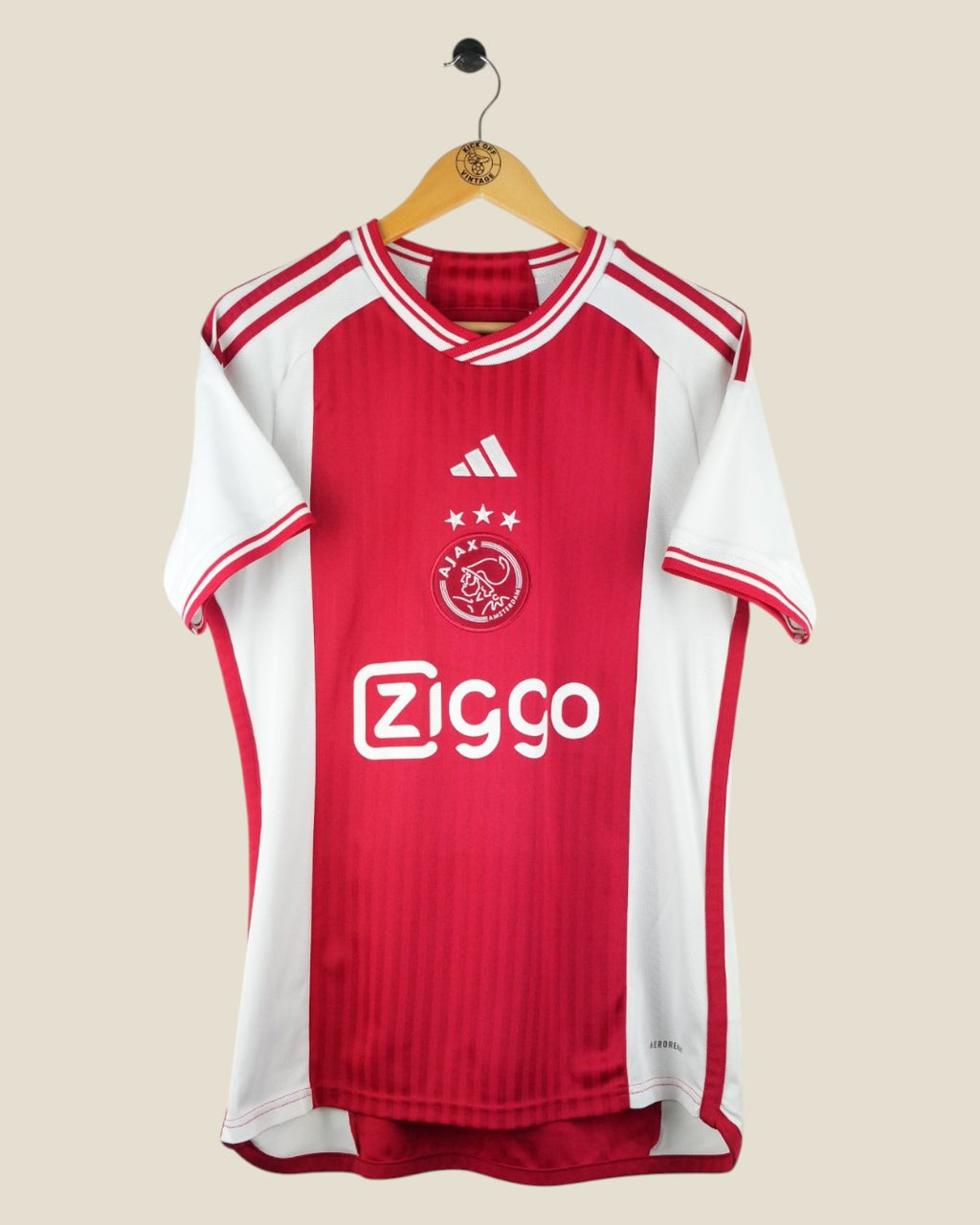 AJAX 2023/24 BROBBEY HOME SHIRT (M) ADIDAS