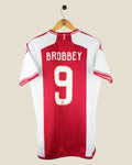 AJAX 2023/24 BROBBEY HOME SHIRT (M) ADIDAS