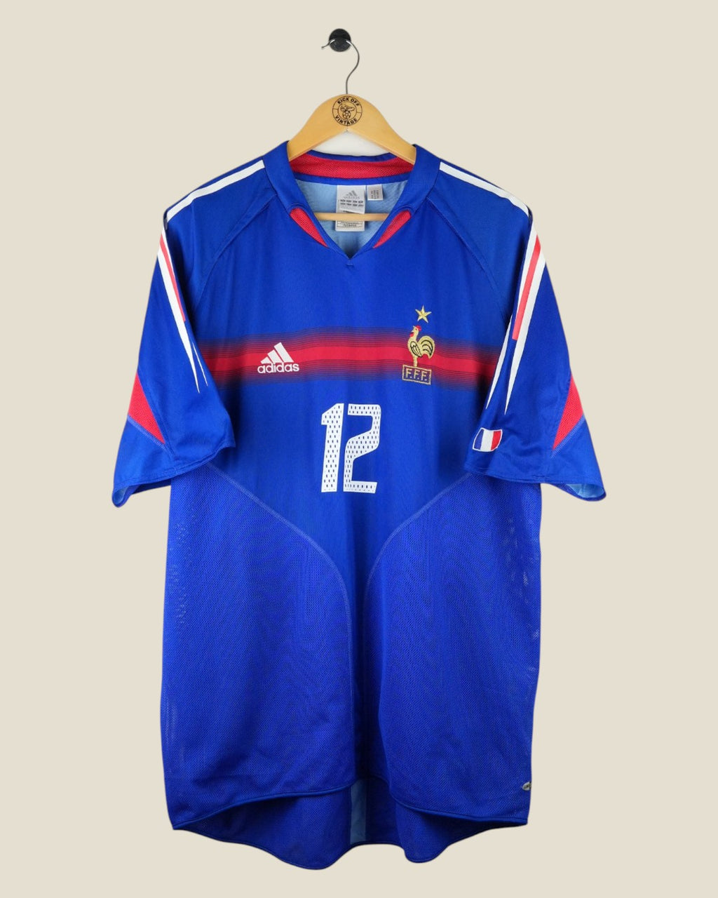 FRANCE 2004 HENRY HOME SHIRT (XL) ADIDAS