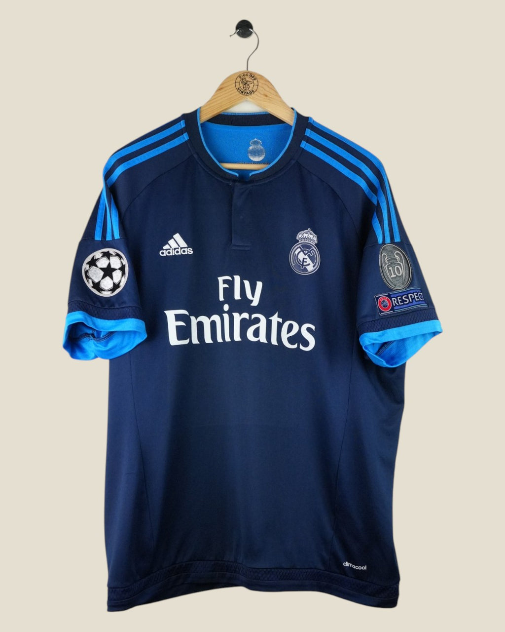 REAL MADRID 2015/16 RONALDO UCL THIRD SHIRT (XL) ADIDAS