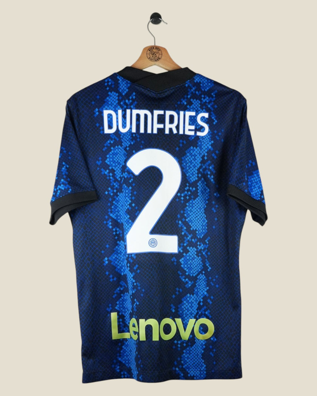 INTER MILAN 2021/22 DUMFRIES HOME SHIRT (M) NIKE