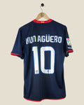 ATLETICO MADRID 2008/09 AGUERO AWAY SHIRT (M) NIKE