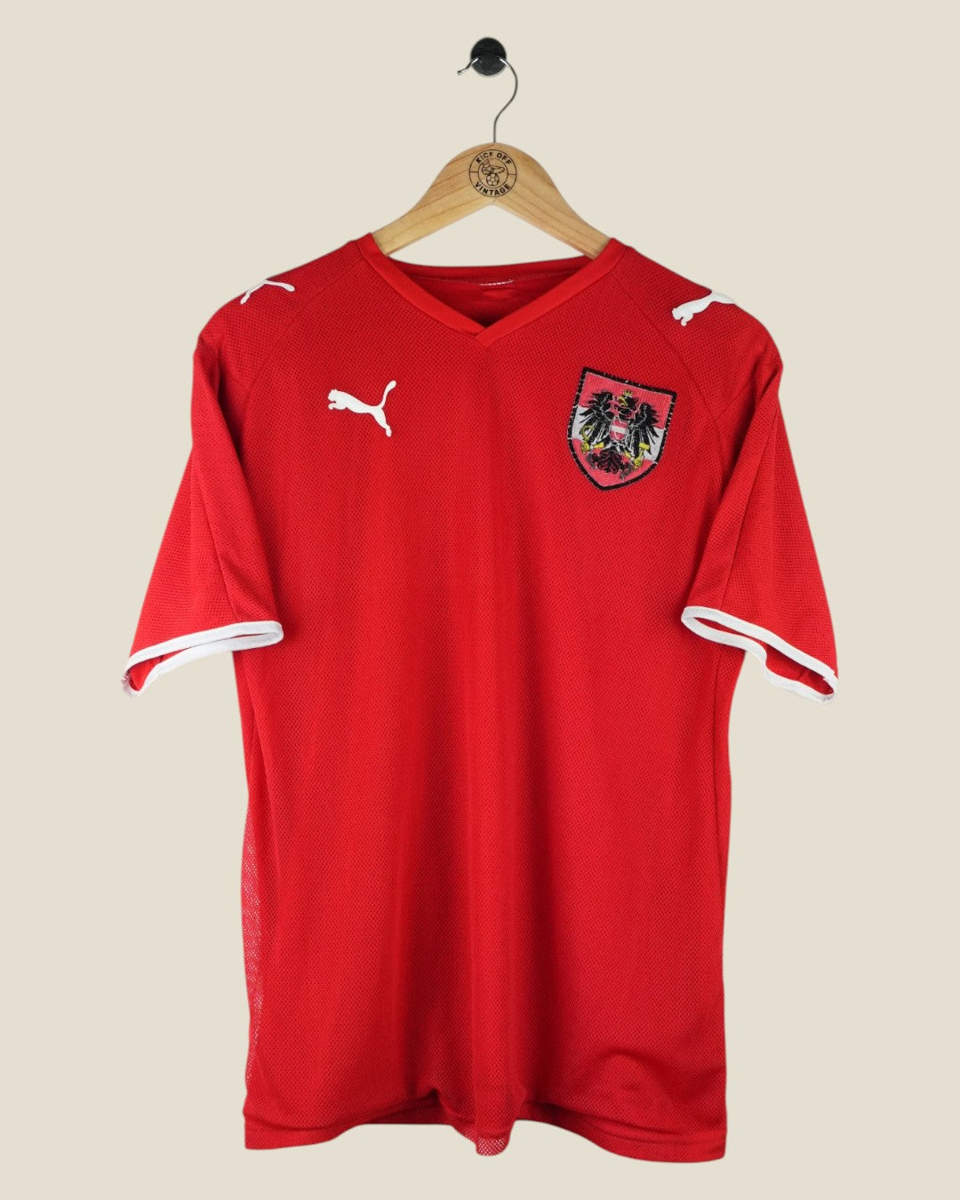 AUSTRIA 2008 HOME SHIRT (M) PUMA