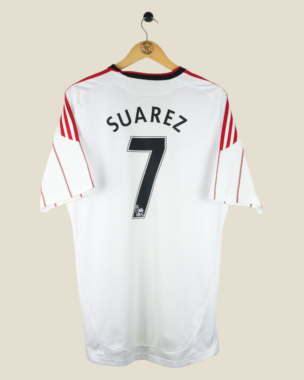 LIVERPOOL 2010/11 SUAREZ AWAY SHIRT (L) ADIDAS