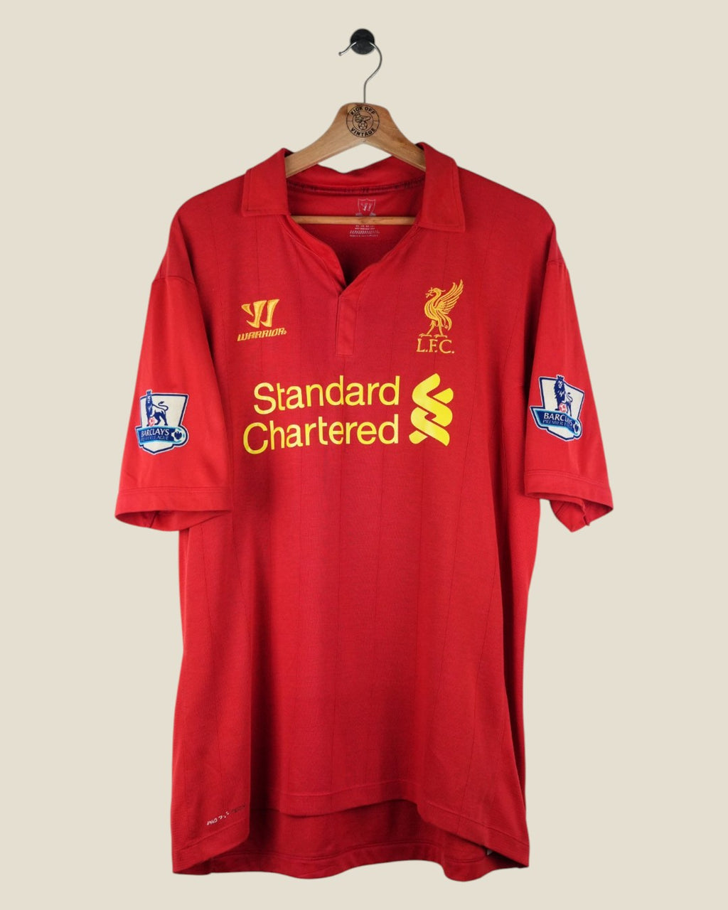 LIVERPOOL 2012/13 SUAREZ HOME SHIRT (XL) WARRIOR