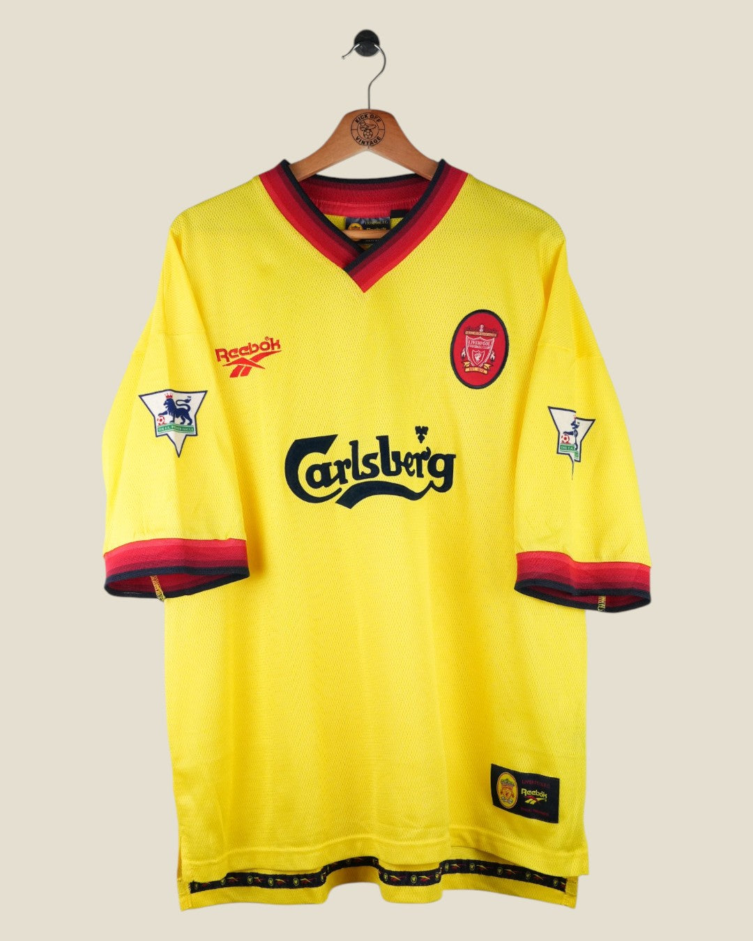 LIVERPOOL 1997/98 FOWLER AWAY SHIRT (XL) REEBOK