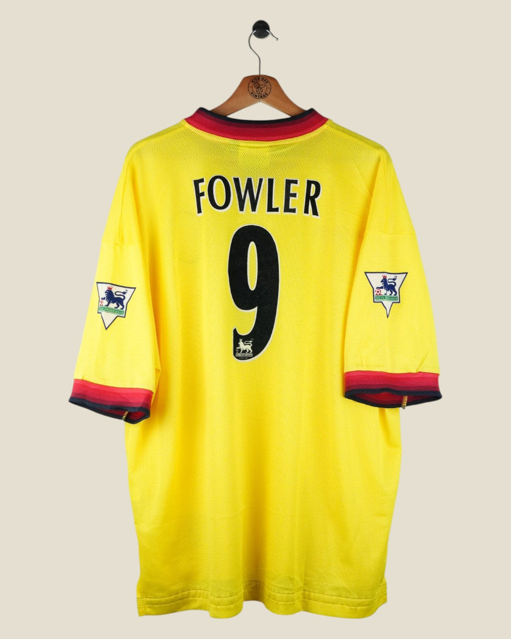 LIVERPOOL 1997/98 FOWLER AWAY SHIRT (XL) REEBOK