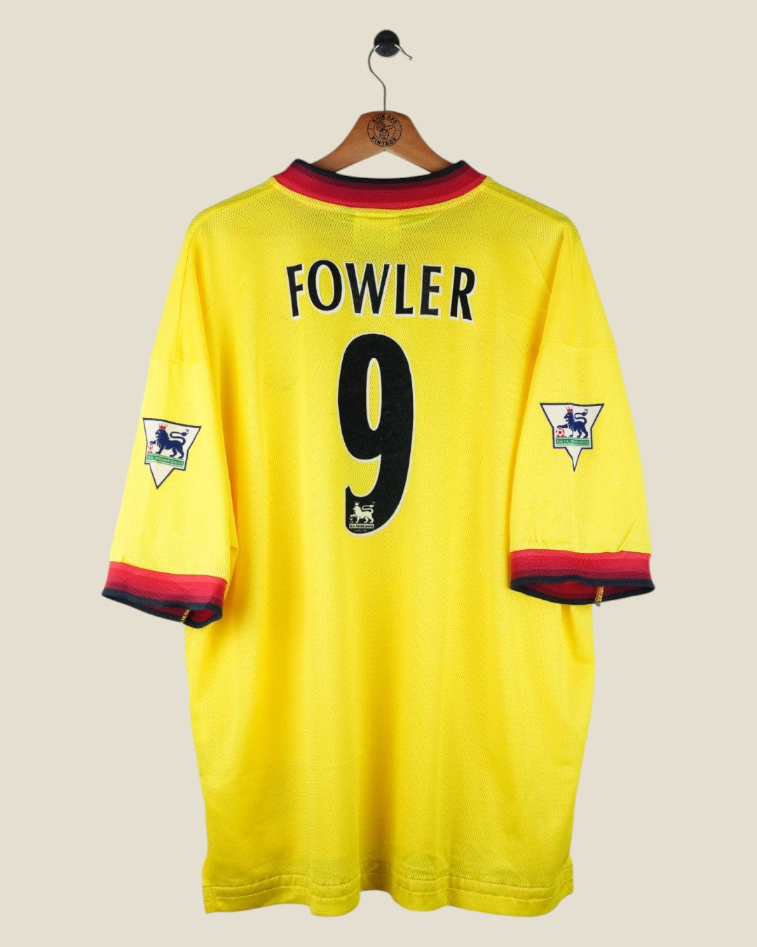 LIVERPOOL 1997/98 FOWLER AWAY SHIRT (XL) REEBOK