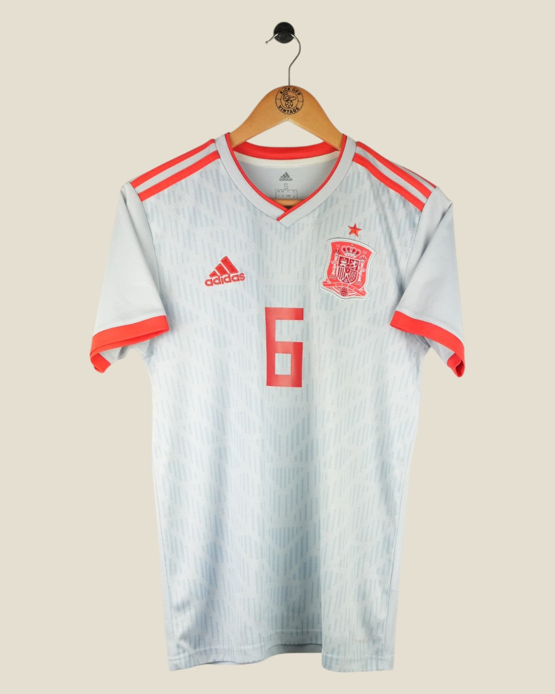 SPAIN 2018 INIESTA AWAY SHIRT (S) ADIDAS