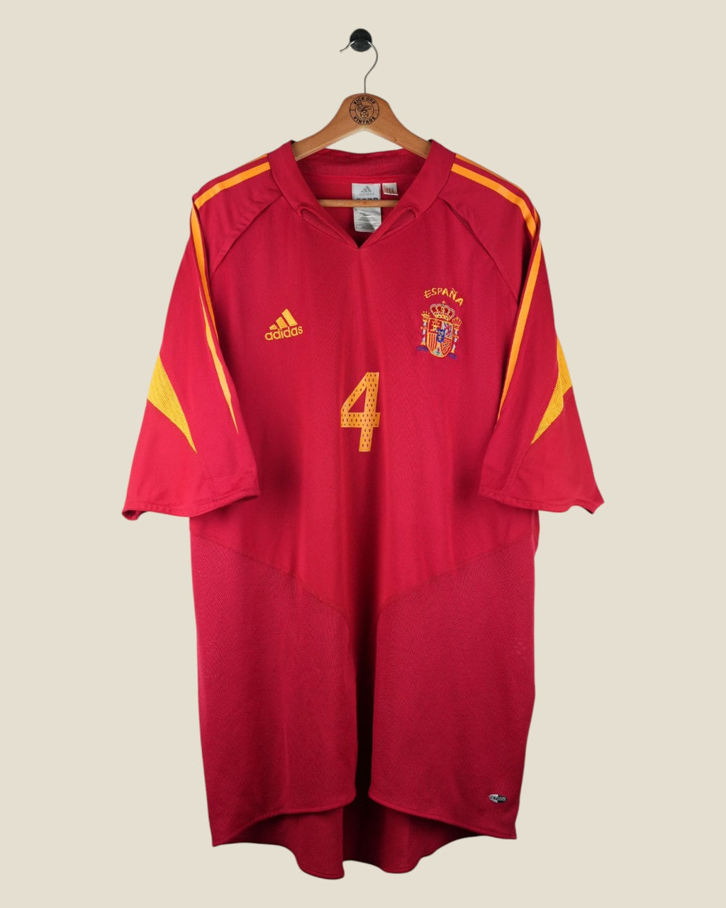 SPAIN 2004 SAAVEDRA HOME SHIRT (XXL) ADIDAS