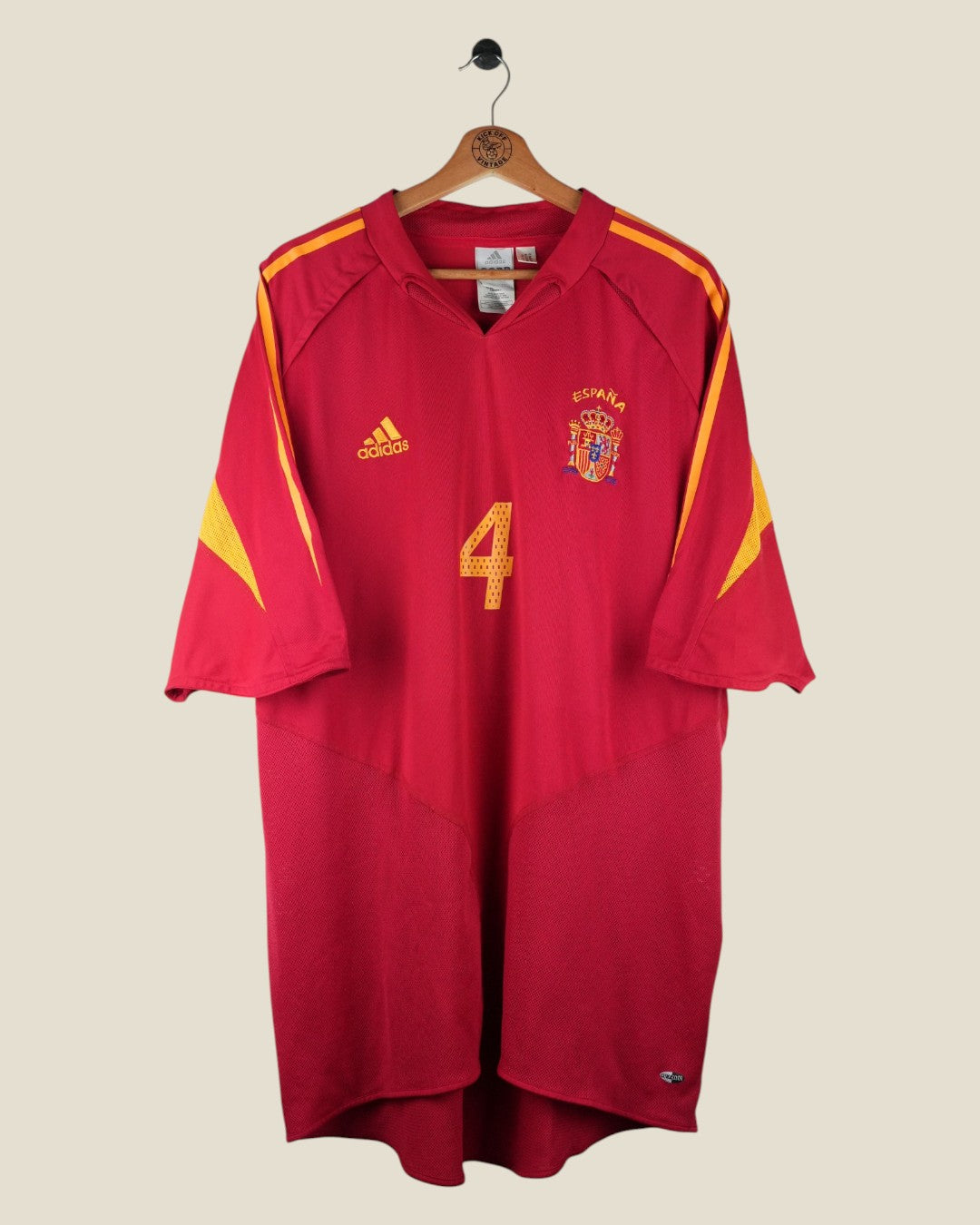 SPAIN 2004 SAAVEDRA HOME SHIRT (XXL) ADIDAS