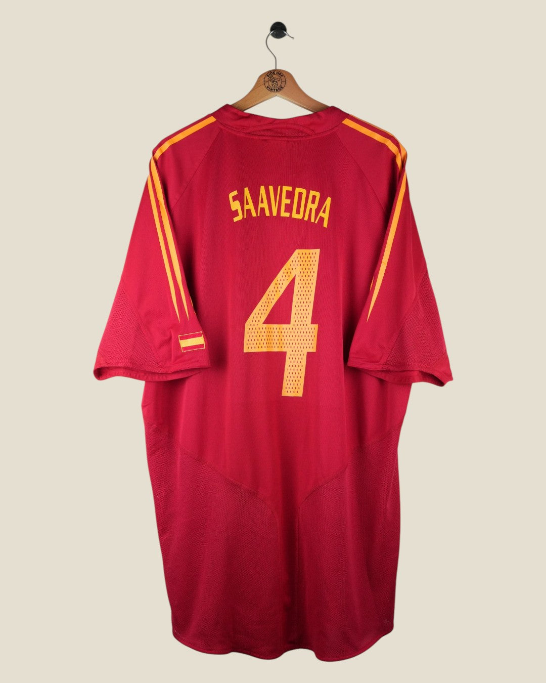 SPAIN 2004 SAAVEDRA HOME SHIRT (XXL) ADIDAS