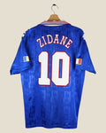 FRANCE 1996 ZIDANE HOME SHIRT (L) ADIDAS