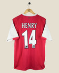 ARSENAL 2007/08 HENRY HOME SHIRT (M) NIKE