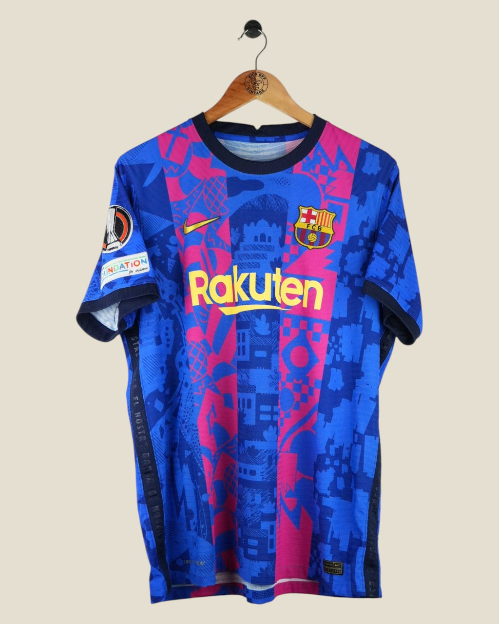 BARCELONA 2021/22 PEDRI THIRD SHIRT PLAYER VERSION (XL) NIKE