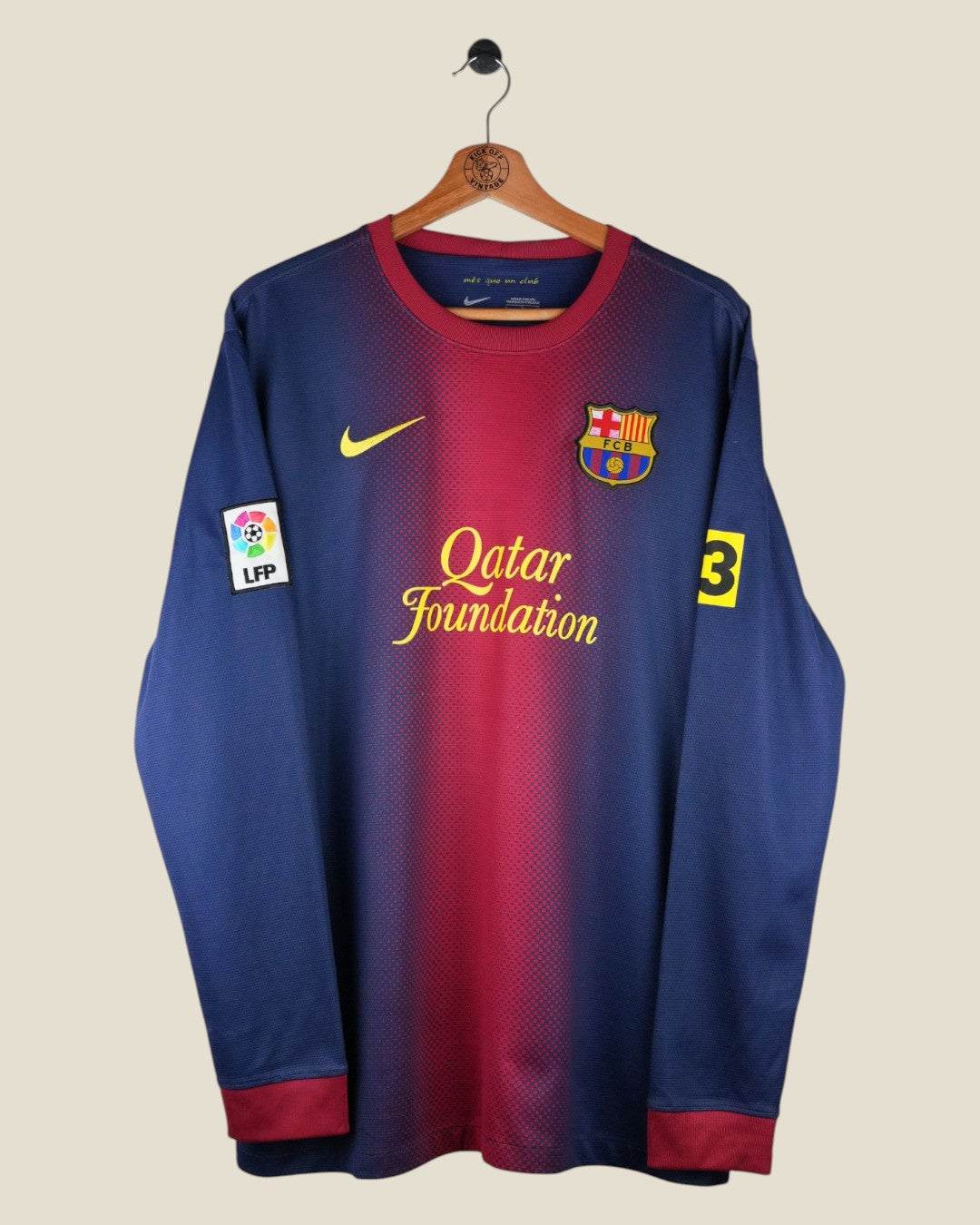 BARCELONA 2012/13 MESSI HOME SHIRT L/S (L) NIKE