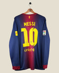 BARCELONA 2012/13 MESSI HOME SHIRT L/S (L) NIKE