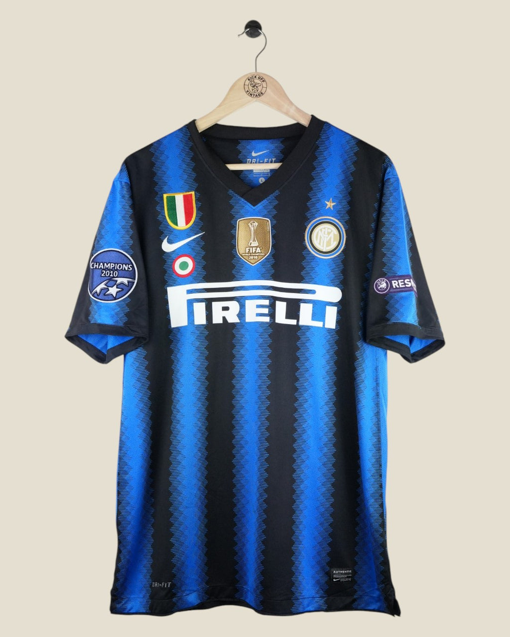 INTER MILAN 2010/11 ETOO HOME SHIRT (L) NIKE