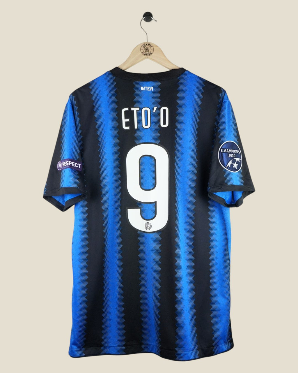 INTER MILAN 2010/11 ETOO HOME SHIRT (L) NIKE