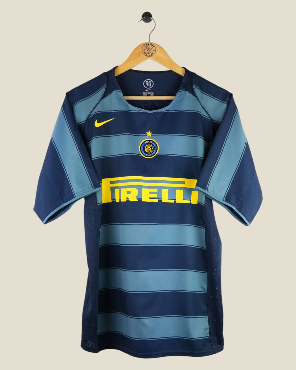 INTER MILAN 2004/05 MATERAZZI THIRD SHIRT (M) NIKE
